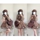 Morning Glory Violin Embroidered Heart Shaped Bag(Limited Stock/5 Colours/Full Payment Without Shipping)